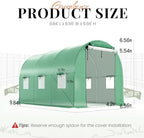 king bird premium 10x7x7 ft greenhouse for outdoors on a desk or shelf