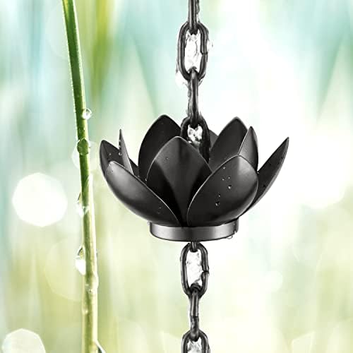 oak leaf rain chain with adapter, 8.5ft, package contents