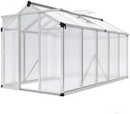 garvee 6x10 ft greenhouse - large aluminum greenhouses on a desk or shelf