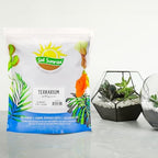 soil sunrise terrarium potting soil mix (8 quarts) shown in use