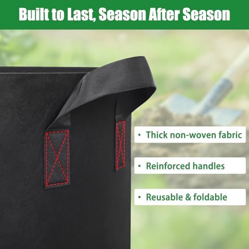 feed garden 20 gallon plant grow bags 8, side view