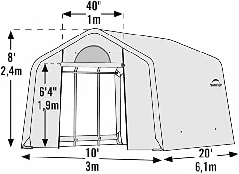 shelterlogic 70658 greenhouse-in-a-box flow peak roof style easy on a desk or shelf