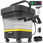 portable cordless cleaner with tank: foldable electric cleaning, main product view