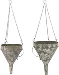 gocraft hanging planters, set of 2, quirky funnel, main product view