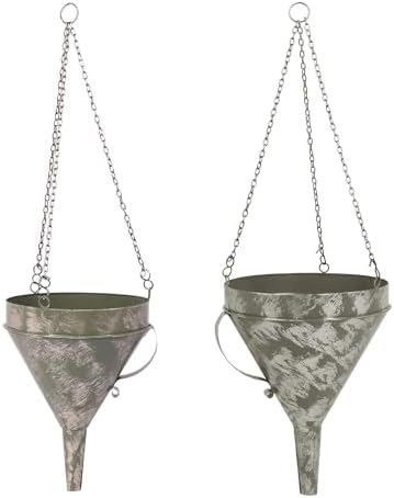 gocraft hanging planters, set of 2, quirky funnel, main product view