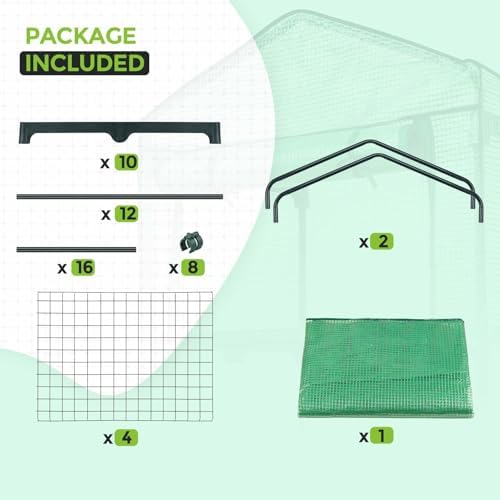 eagle peak mini greenhouse for indoor outdoor, 27x19x64, view 9
