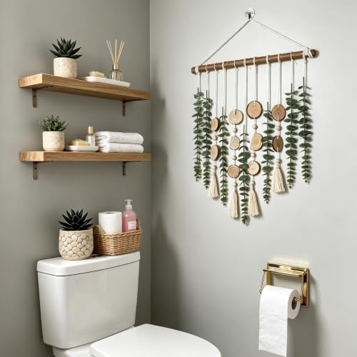 artificial eucalyptus wall decor fake greenery leaves stems, package contents