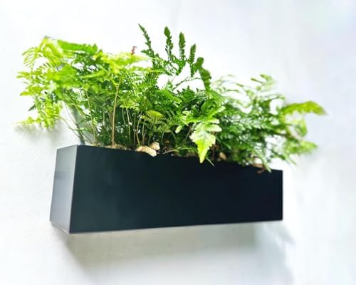 lalagreen wall planter for outdoor plants (24in, 4 shown in use