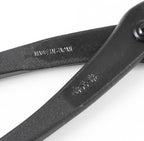 wazakura bonsai wire cutter 7.7in, hand forged japanese, side view