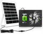 solar powered waterproof exhaust fan for chicken coop, main product view