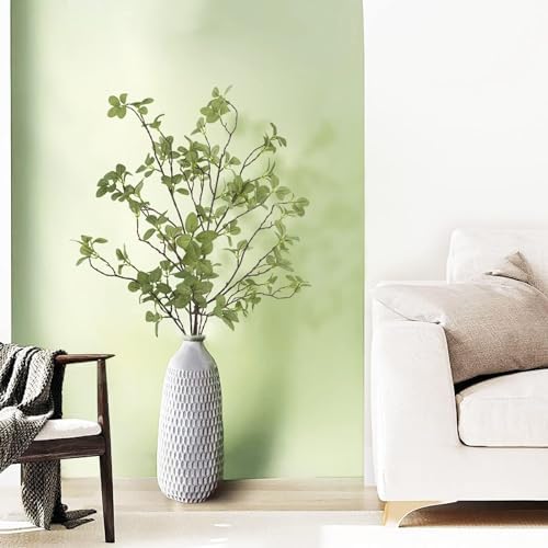 41” artificial greenery stems, long fake plant twigs on a desk or shelf
