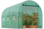 vevor walk-in tunnel greenhouse, 9.6x6.4x6.2 ft hoop house, view 9
