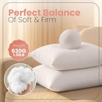 utopia bedding 20x20 pillow inserts, white throw pillows shown in use