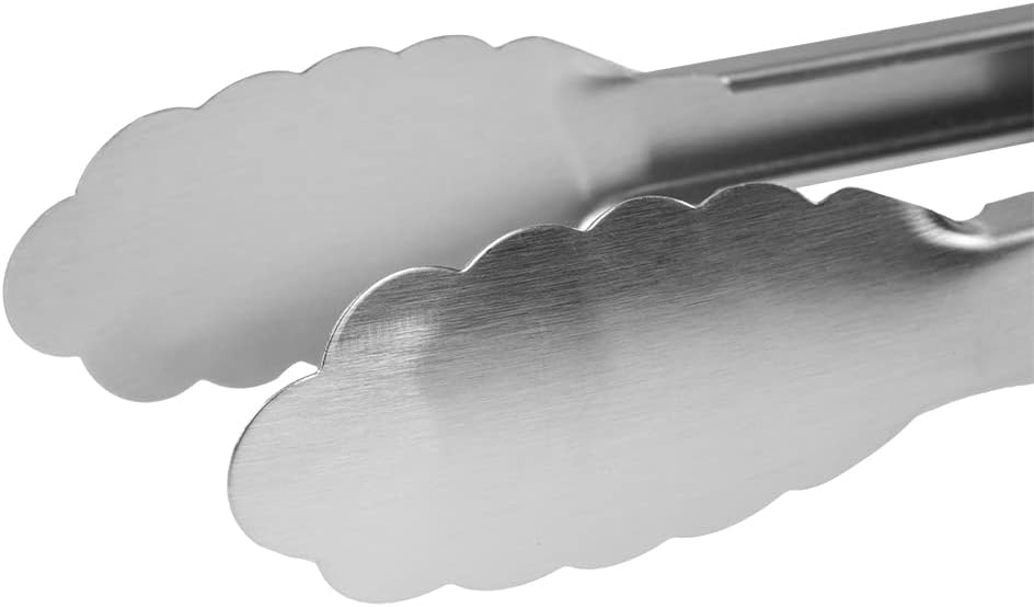 Pro BBQ Tongs for Grill - 17" Professional Grade Barbecue Tongs for Cooking- Solid & Sturdy - Built with 304 Grade Stainless Steel and Acacia Wood - Heavy Duty Built to Last Kitchen essential.