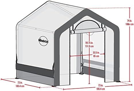 miracle-gro 6' x 6' x 6' all-season indoor/outdoor, package contents