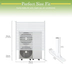 outdoor metal privacy fence screen 35 x 47 shown in use