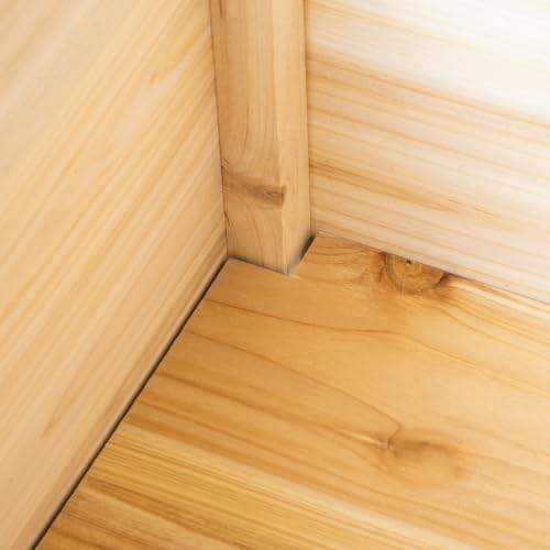 outsunny raised garden bed set of 3, wooden, view 9