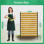docred air conditioner fence, 38" w x 60" shown in use