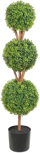 vevor artificial boxwood topiary tree, 48 inch tall, view 9