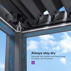 purple leaf 92ks louvered pergola 8' x 10', package contents