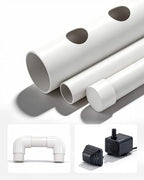 vevor hydroponics growing system kit, 3-tier 108 sites, close-up detail