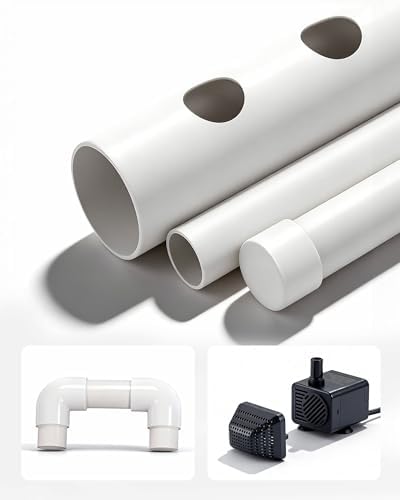 vevor hydroponics growing system kit, 3-tier 108 sites, close-up detail