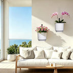 wall mounted hanging planter vase for indoor outdoor, package contents