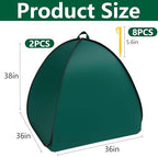 pop-up shrub cover frost protection tent plant cover shown in use