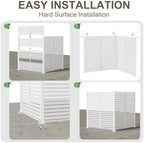 air conditioner fence panels, 47" w x 48", view 10