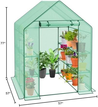 homgarden homgarden greenhouse,57 x 57 x 76'' greenhouses, view 9