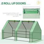 outsunny 5.9' x 3' x 3' mini greenhouse, package contents