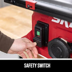 skil 15 amp 8-1/4-inch compact portable jobsite table, package contents