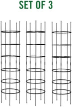 gardener's supply company titan extra tall tomato cages, side view