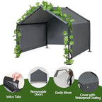 large dog shade for outside - outdoor dog showing dimensions