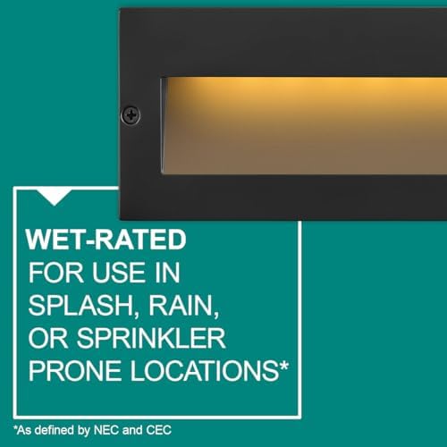 hinkley taper 12v integrated led horizontal step light, package contents