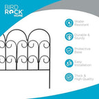 birdrock home 5pk ornate landscape edging fence for, close-up detail