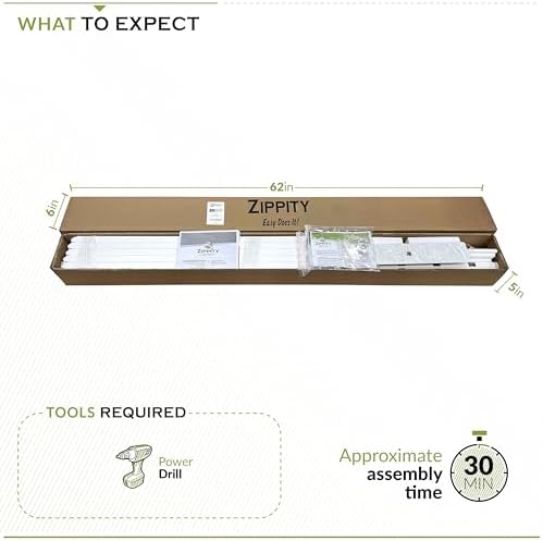 zippity kensington portable event fence, white vinyl freestanding, view 9
