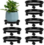 7 packs plant caddy with wheels 11.8" plastic, view 9