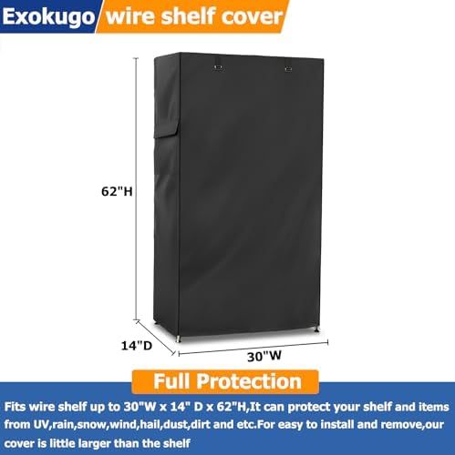 wire shelf cover,600d heavy duty 100% waterproof shelf, close-up detail