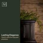 mayne cape cod 4ft window box - black, close-up detail