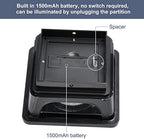 solar post cap lights for 3x3 metal &, view 9