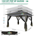 cobizi 13x13 pop up canopy tent-gazebos on clearance shown in use