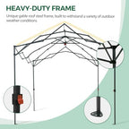 8x8 pop up greenhouse,portable green house kit, green, package contents