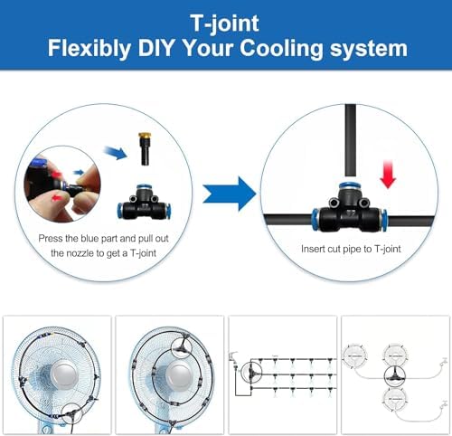 misters for outside patio, outdoor water misting cooling on a desk or shelf