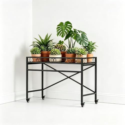 zhongma window height sturdy metal plant stand with showing dimensions
