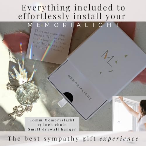 memorialight sympathy gift for loss of loved ones, side view