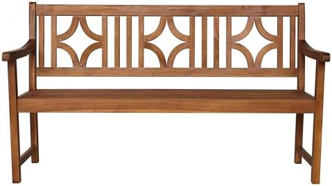 jonathan y sloane 59" ogee diamond back acacia on a desk or shelf