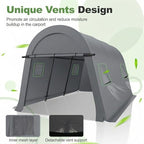 cobizi carport canopy 12x20 heavy duty portable garage, view 9