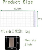 toolazy professional garden trellis netting bulk roll 4ft, close-up detail