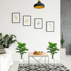 sajandas set of 2 artificial monstera deliciosa plants, package contents